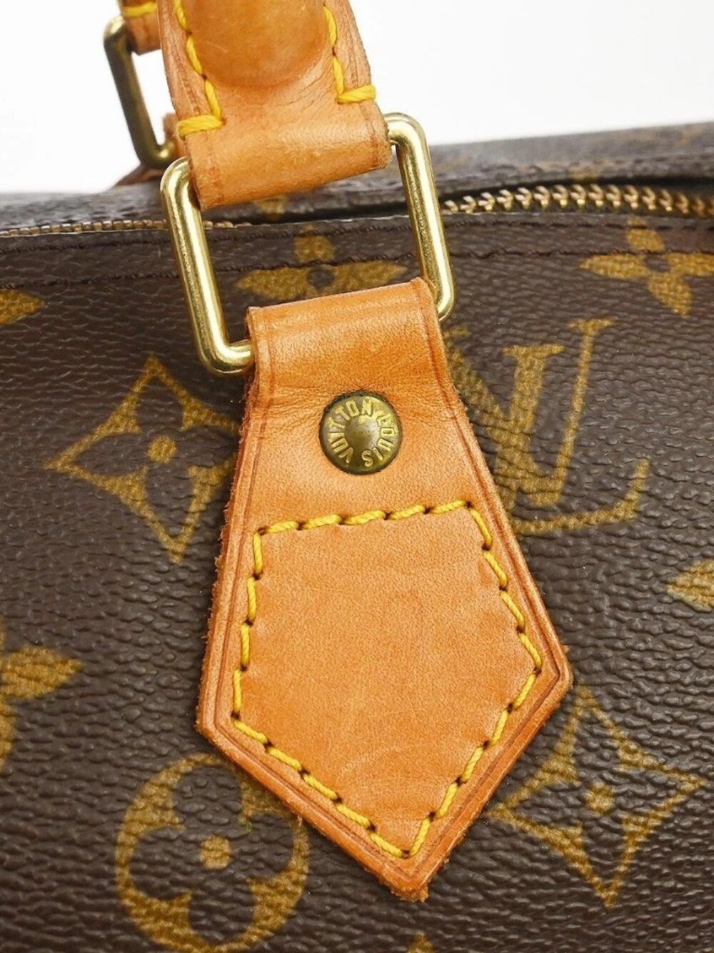Best03 LOUIS VUITTON MONOGRAM SPEEDY 40 DUFFLE HANDBAG - Picture 8 of 15